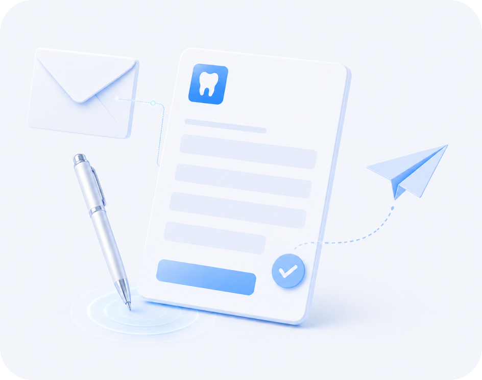 Clinical team reviewing OrthoAI platform capabilities