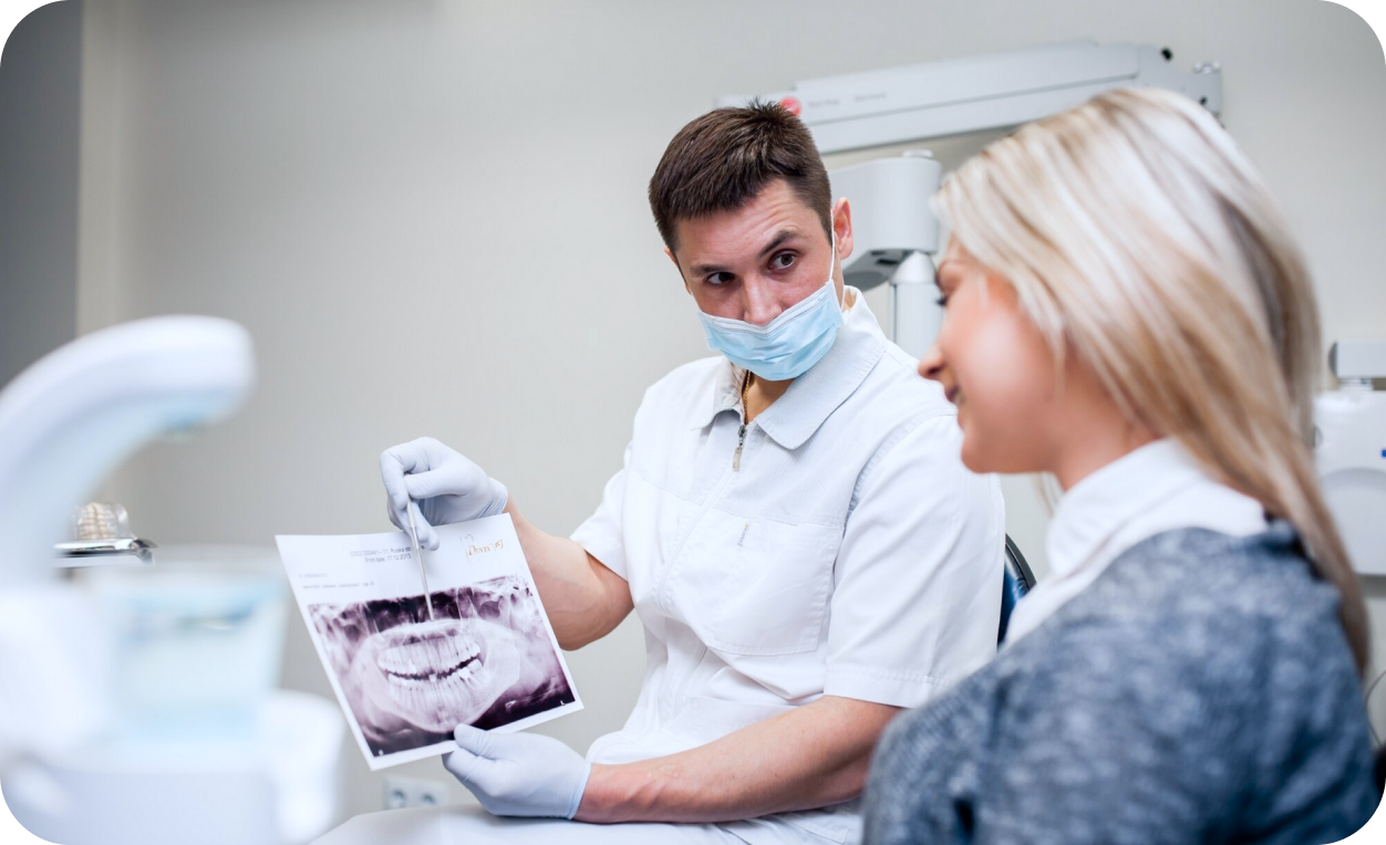 Patient-friendly clinical summary shared at the chair
